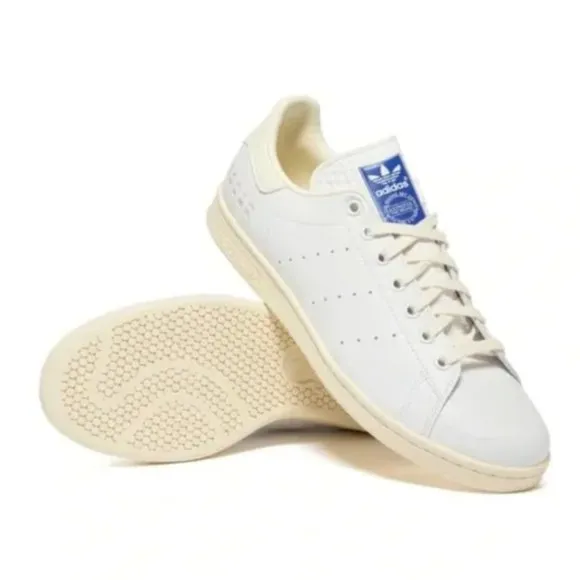 NWT ADIDAS STAN SMITH (CREAM WHITE/BLUE BIRD) Unisex Mens 8 and Women’s 9