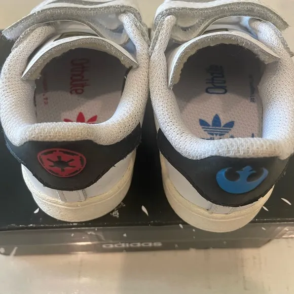 NWT Adidas Superstar CF I Star Wars Darth Vader Yoda Sneakers FZ0646 Kids US 6K