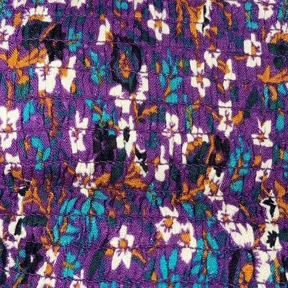 NWT Band of the Free Coraline Dress In Purple Ivory Size XS