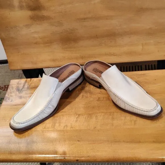 NWT Brummel Spatarella cream loafers made in Italy size 41