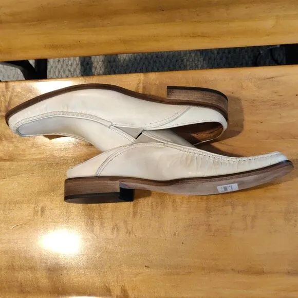 NWT Brummel Spatarella cream loafers made in Italy size 41