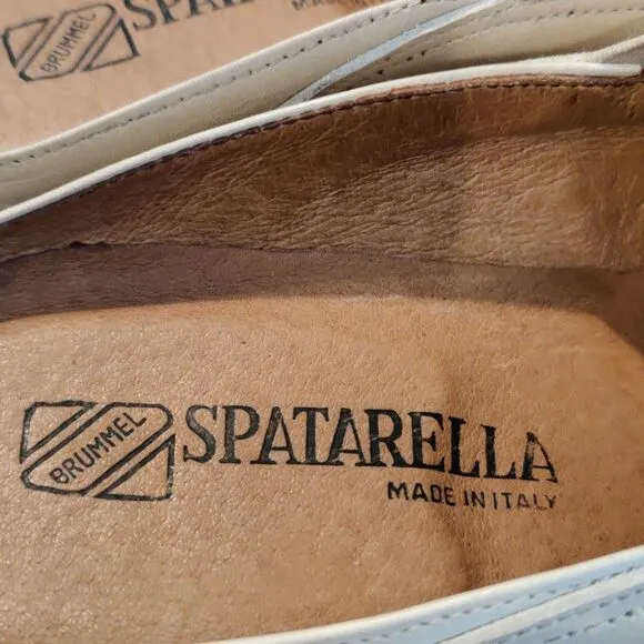 NWT Brummel Spatarella cream loafers made in Italy size 41