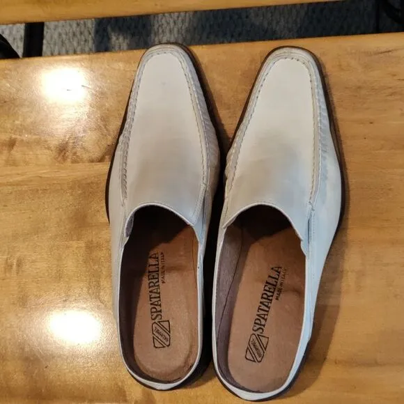 NWT Brummel Spatarella cream loafers made in Italy size 41