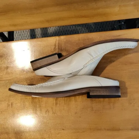 NWT Brummel Spatarella cream loafers made in Italy size 41
