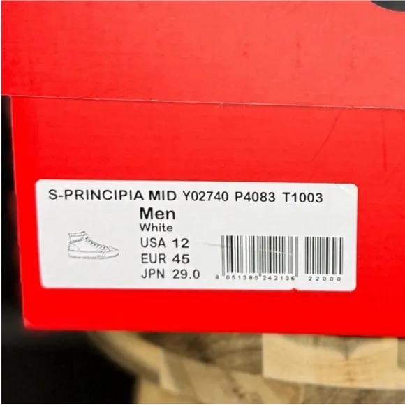 🔥NWT Diesel S-Principia Mid Sneaker, Size 12 | Iconic Style, Ultimate Comfort!