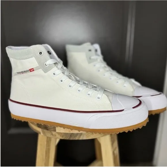🔥NWT Diesel S-Principia Mid Sneaker, Size 12 | Iconic Style, Ultimate Comfort!