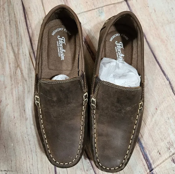 NWT Florsheim | Jasper Brown Leather Kids Loafers