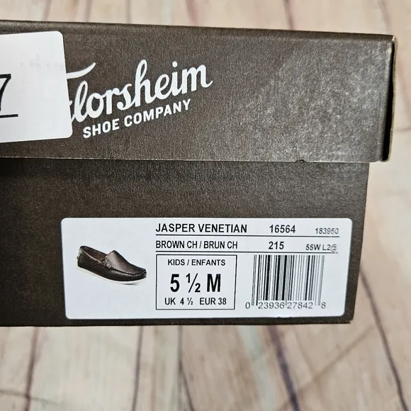 NWT Florsheim | Jasper Brown Leather Kids Loafers