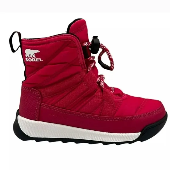 NWT Girl's Sorel Whitney II  Short Lace Boots with Waterproof Comfort
