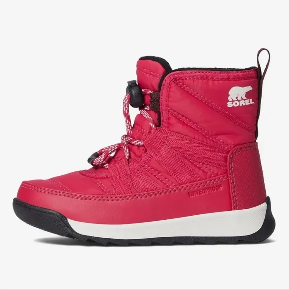NWT Girl's Sorel Whitney II  Short Lace Boots with Waterproof Comfort