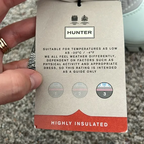NWT Hunter Intrepid Nebula Snow Boot