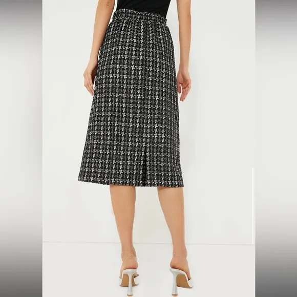 NWT IN BAG Tuckernuck onyx tweed skirt size L
