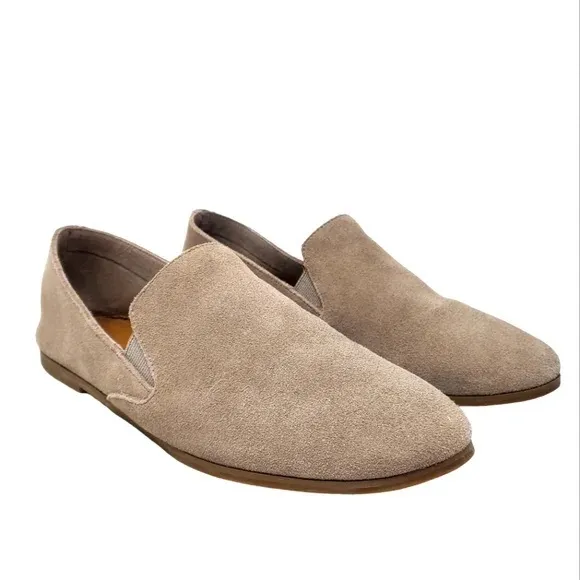 NWT LUCKY BRAND Charsa2 Soft Suede Slip On Loafers Size 9.5M Tan