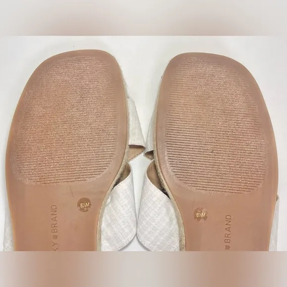 NWT Lucky Brand Women's Gayte Espadrille Platform Slides Women's Shoes Size 8.5
