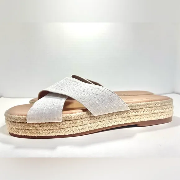 NWT Lucky Brand Women's Gayte Espadrille Platform Slides Women's Shoes Size 8.5