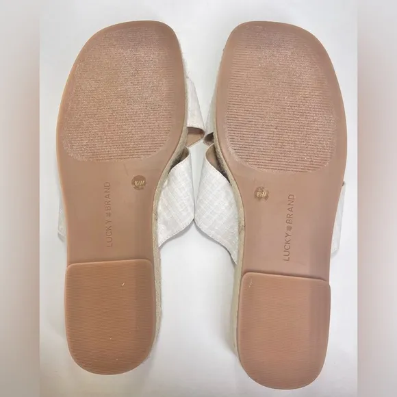 NWT Lucky Brand Women's Gayte Espadrille Platform Slides Women's Shoes Size 8.5