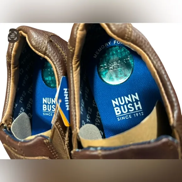 NWT Nunn Bush Men’s Bayridge Moccasin Toe Slip-on Loafers  Sz 7 1/2