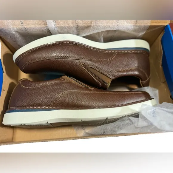 NWT Nunn Bush Men’s Bayridge Moccasin Toe Slip-on Loafers  Sz 7 1/2
