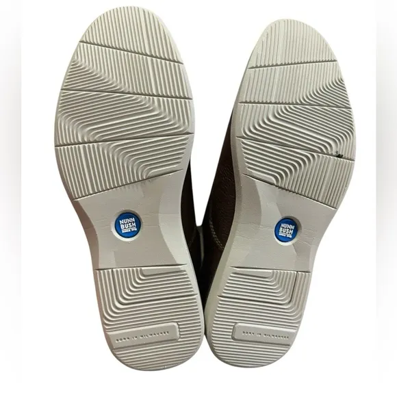 NWT Nunn Bush Men’s Bayridge Moccasin Toe Slip-on Loafers  Sz 7 1/2