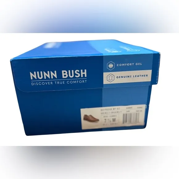 NWT Nunn Bush Men’s Bayridge Moccasin Toe Slip-on Loafers  Sz 7 1/2