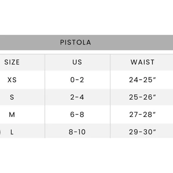 NWT Pistola Jeans Pants High Rise White Distress Size 26