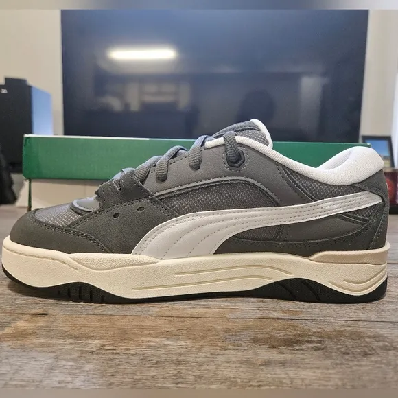 NWT Puma 180 Men's Sneakers - Grey/White - Code: 38926702