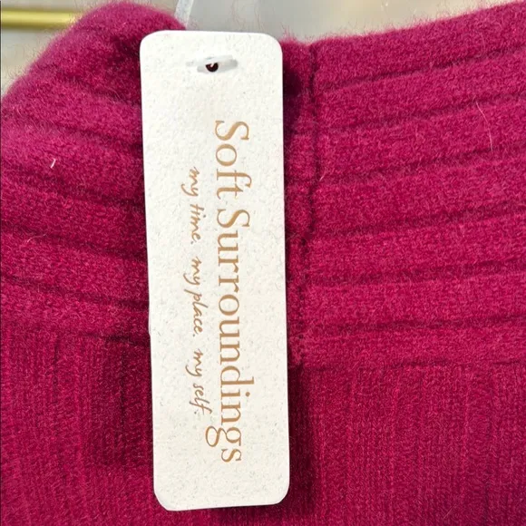 NWT Soft Surroundings Vittoria Cashmere Sweater