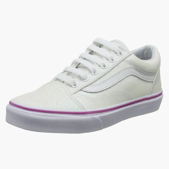 NWT Vans Old Skool Glitter Lace Sneakers
