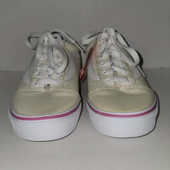 NWT Vans Old Skool Glitter Lace Sneakers