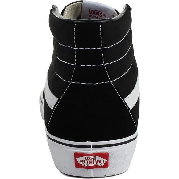 NWT Vans Unisex Low-Top Sneaker, Black WHI -SIZE 10 MEN