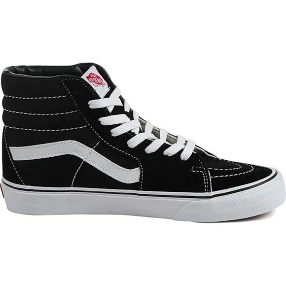 NWT Vans Unisex Low-Top Sneaker, Black WHI -SIZE 10 MEN