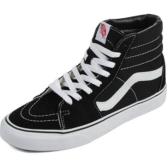 NWT Vans Unisex Low-Top Sneaker, Black WHI -SIZE 10 MEN