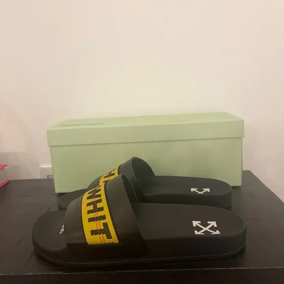 Off-white slides