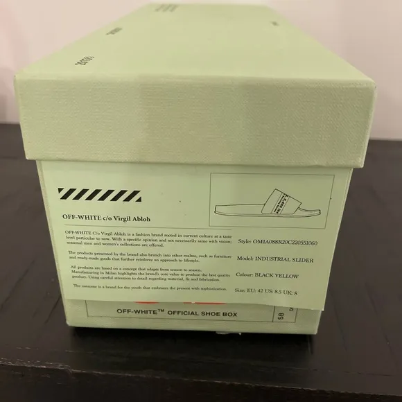 Off-white slides