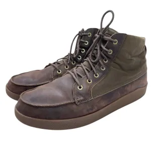 OluKai Molina Boots Mens Size 14 Durable Leather Water Resistance Tan Brown