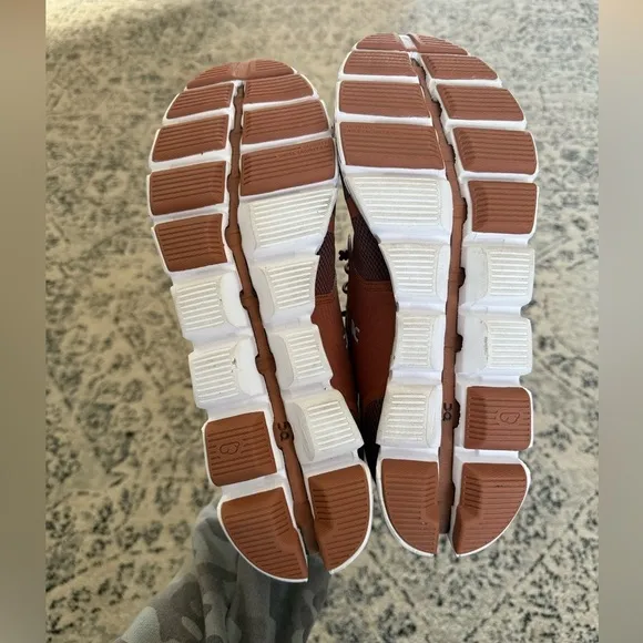 On Cloud Mesh Men's Low-Top Shoes in Russet Cocoa