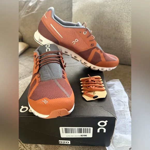 On Cloud Mesh Men's Low-Top Shoes in Russet Cocoa