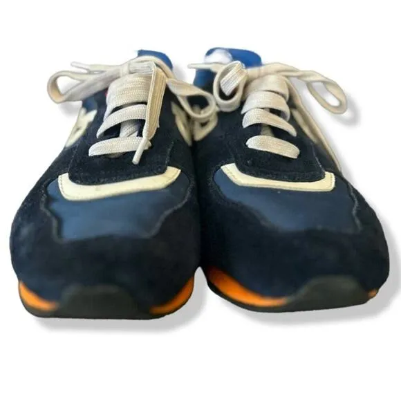 OPP France Lace-Up Suede Sneakers in Blue MENS size 7.5, WOMENS size 9.5