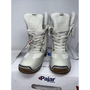 PAJAR CANADA &quot;AVA&quot; WOMEN'S LIGHT GRAY WINTER SNOW BOOTS SIZE 6-6.5 37 Nib