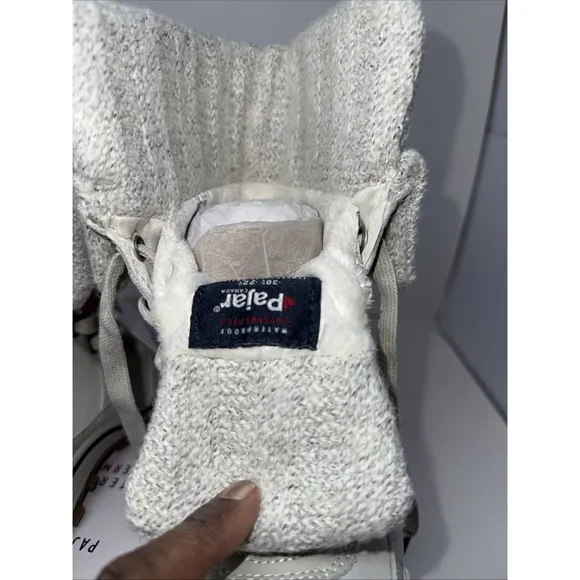 PAJAR CANADA &quot;AVA&quot; WOMEN'S LIGHT GRAY WINTER SNOW BOOTS SIZE 6-6.5 37 Nib