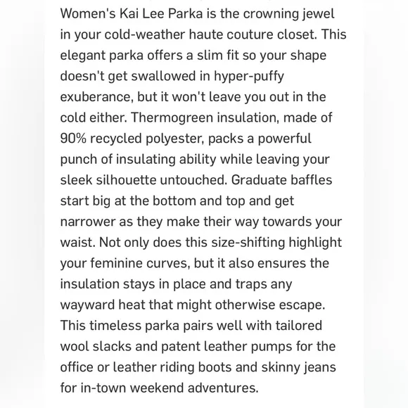 Patagonia Kai Lee Parka in Black