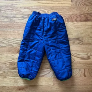 Patagonia Toddler Quilted Reversible Puff-Ball Insulated Pants 2T