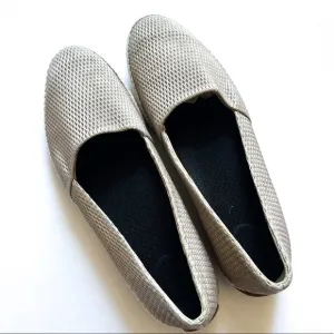 Paul Green Metallic Neutral Layla Espadrille Slip On Flats AU 7.5 US 10