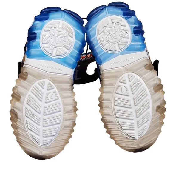 Paw Patrol Light Up Sneakers, Size 7, Blue, New