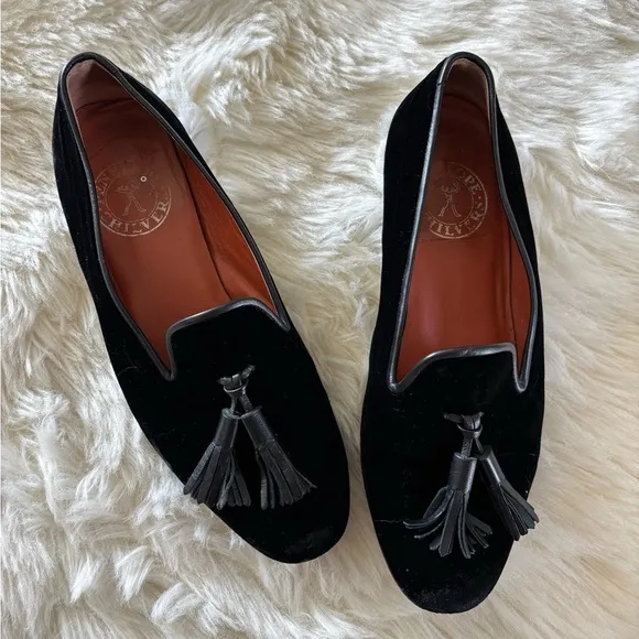 PENELOPE CHILVERS Women’s Velvet Tassel Loafers