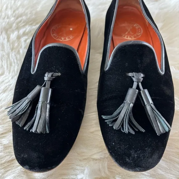 PENELOPE CHILVERS Women’s Velvet Tassel Loafers