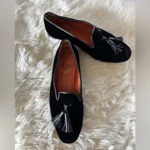 PENELOPE CHILVERS Women’s Velvet Tassel Loafers