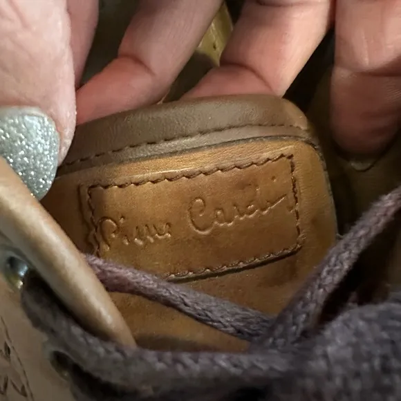 Pierre Cardin braided leather casual shoe
