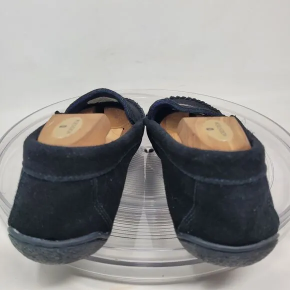 Polo Ralph Lauren Brenan Bear Genuine Suede Loafer Slipper Black Men’s Size 10