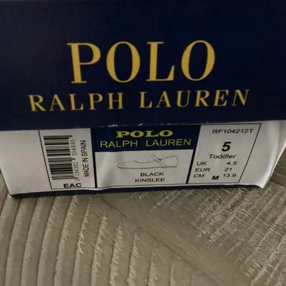 POLO RALPH LAUREN Toddler Girls Kinslee Leather Flats